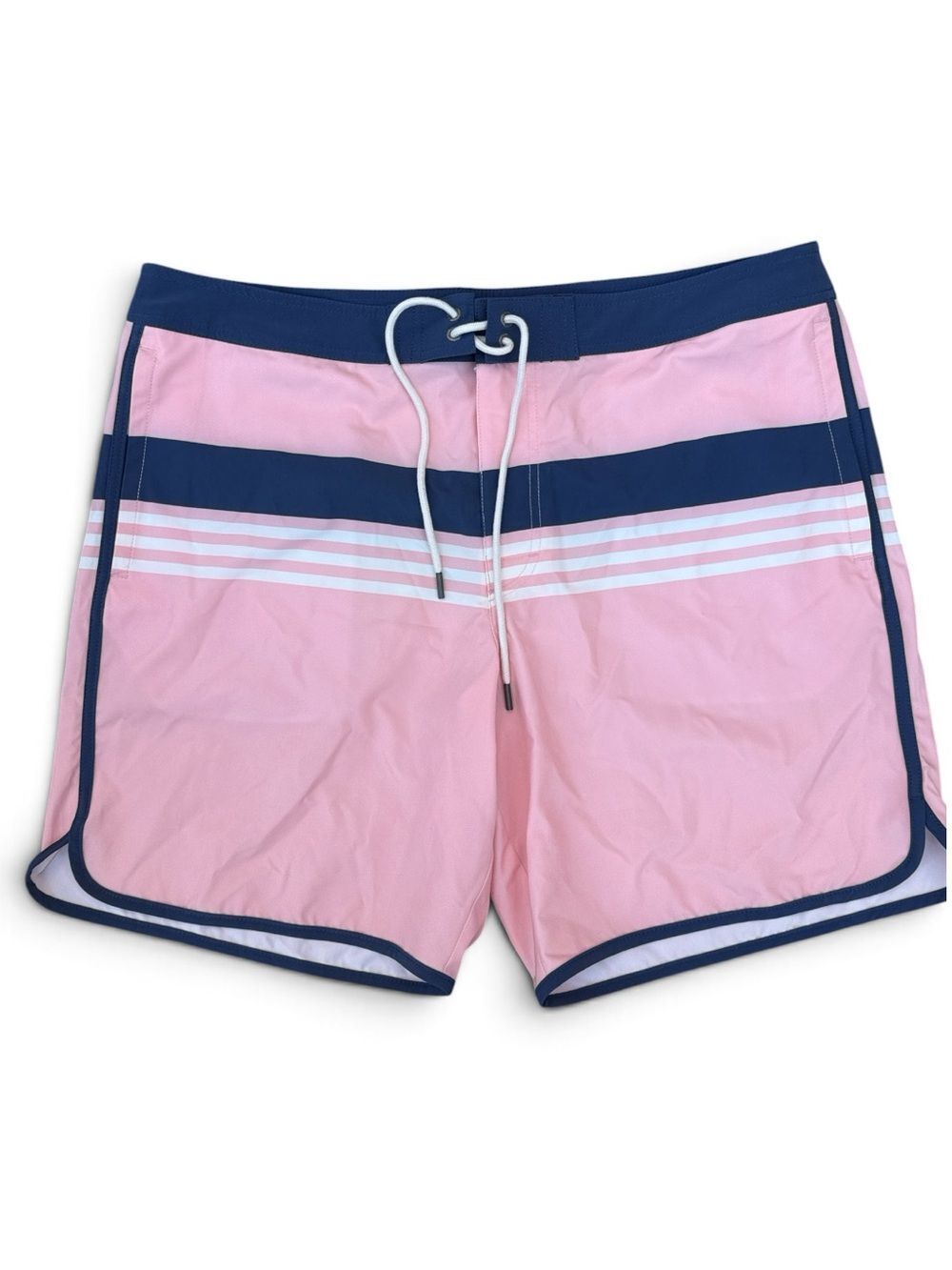 American Eagle Swim Board Shorts Pink Navy Size XL